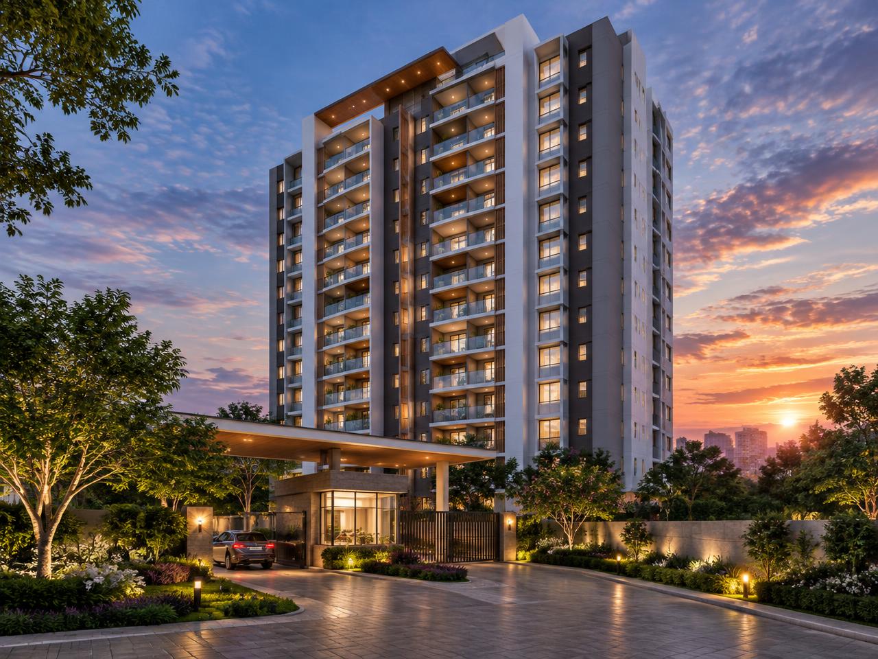 Lançamento residencial na planta (demonstrativo)